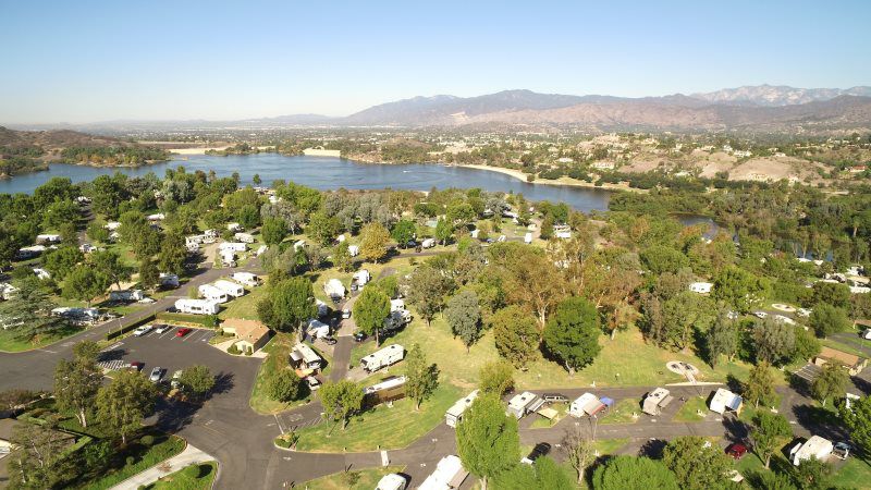 earial view of the city